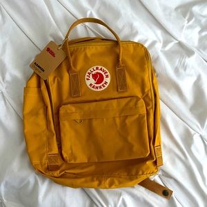 COPY - fjallraven kanken Mustard Yellow Backpack
